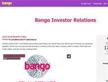 Tablet Screenshot of bangoinvestor.com